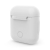 AppleMix Puzdro / obal pre Apple AirPods - tenké - silikónové - biele