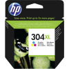 HP 304XL Ink originál zelenomodrá, purpurová, žltá N9K07AE atramenty; N9K07AE - HP N9K07AE - originálny