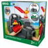 Dráha pre deti Brio - BRIO ŽERIAV A HORSKÝ TUNEL, RAVENSBURGER (Brio Crane a Mountain Tunnel, Ravensburger)