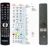 finlux rc45160 - dálkový ovladač náhrada kompatibilní