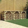 vidaXL Pergola so strechami 3 ks 100x90x100 cm impregnované borovicové drevo 3096645