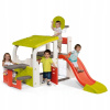 Smoby hracie centrum 840203 284x176x203 cm (SMOBY MULTIFUNKČNÉ IHRISKO DOM BASKETBAL ŠMYKĽAVKA 840203)