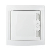 Rozvodná skriňa pod omietku IP40 E2 jednoradová 160 x 155 x 85 mm 4 moduly biela