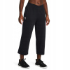 Under Armour teplákové nohavice Ua rival terry crop wide leg 1382737-001 loose fit čierna