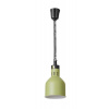 Lampa na ohrev jedál – závesná, valcová, HENDI, Zelená, 230V/250W