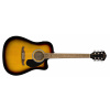 Fender FA-125CE Dreadnought, Walnut Fingerboard, Sunburst