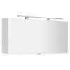 SAPHO CLOE galerka s LED osvětlením 120x50x18cm, bílá