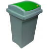 Odpadkový kôš na triedený odpad, 50 l, zelený