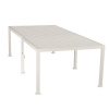 DEOKORK Záhradný hliníkový altánok MEGAN 6x3 m (ivory)