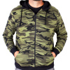 Pánska maskáčová mikina Malfini woodland (Zipsová outdoorová mikina pre mužov)