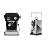 Ascaso Dream ONE, Dark Black + Eureka Mignon Specialita, CR chrome