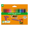 Bic Plastové voskovky odolné voči lámaniu 24ks