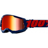 MX okuliare 100% Strata 2 Masego so zrkadlovým sklom