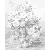 ZUTY Bodkovanie - ŽLTÉ RUŽE Rámovanie: vypnuté plátno na rám, Rozmer: 40x50 cm