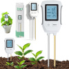 PH meter pôdy, merač vlhkosti a teploty pôdy
