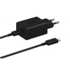 EP-T1510EBE + EP-DA705BBE Samsung Type C/Type-C Dátový Kábel Black (OOB Bulk)