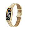 eses Kožený remienok pre Xiaomi Smart Band 8 a 9 - Zlatý
