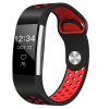 BStrap Silicone Sport Small remienok na Fitbit Charge 2, black/red SFI003C07
