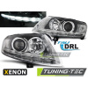 XENON PREDNÉ SVETLÁ TRUE DRL CHROM pre AUDI A6 C6 04.04-08
