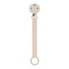NATTOU Klip na cumlík silikón beige 30x2x7 krémová