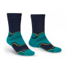 Pánské turistické ponožky Bridgedale Hike Midweight Merino Performance Boot petrol/navy - L (9-11,5) / EU 44-47 / 27-29 cm