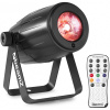 Beamz PS21W, LED pin-spot, reflektor, 12 W, 4 v 1 LED RGBW, IR diaľkový ovládač, čierny (Sky-151.265)