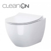 Cersanit Zen, závesná wc misa CleanOn 50x36x37 cm s pomaly padajúcim sedátkom, biela, S701-428