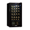Klarstein Shiraz 28 Uno, vinotéka, 74 l, 28 fliaš, 5-18°C, dotykový ovládací panel (HEA-Shiraz-28-uno-bl)