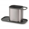 Organizér ku drezu DUO STEEL 851681 23 cm, strieborná, plast / nerezová oceľ, Joseph Joseph