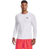 Under Armour HeatGear Armour Fitted LS white