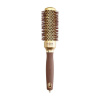 Olivia Garden Expert Blowout Shine Wavy Bristles Gold & Brown – kefa na fúkanie vlasov 35 mm