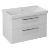 Sapho THEIA umývadlová skrinka 75,6x50x44,2cm, 2x zásuvka, biela (TH080) SPH TH080-3030