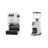 Gaggia New Classic EVO BC, white + Eureka Atom Specialty 65, white