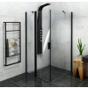 Polysan ZOOM BLACK čtvercový sprchový kout 1000x1000mm L/P varianta