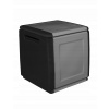 ArtPlast box 130 l 54 x 53 x 57 cm tmavo šedá / čierna