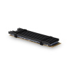 AXAGON CLR-M2L3, hliníkový pasivní chladič pro M.2 2280 SSD, výška 3 mm CLR-M2L3