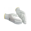 NÁVOD 522 Pracovné ochranné rukavice PU máčané, biele STL 7