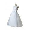Dievčenské šaty - Maxi Dress Veľkosť 140 (Šaty Tulle Long Communion Svadobné družičky 140 pl)