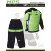 MPS brankársky florbalový set - GREEN dres + nohavice XS