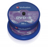 VERBATIM DVD+R(50-Pack),Spindl/MattSlvr/16x/4.7GB 43550