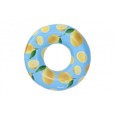 Kruh Bestway® 36229, Scentsational Lemon, detský, nafukovací, koleso do vody, 119 cm