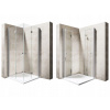 Sprchový kút - DOUBLE FOLDING SPRCHOVÁ KABÍNA 90x100 CM (Sprchový kút - DOUBLE FOLDING SPRCHOVÁ KABÍNA 90x100 CM)