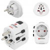 Skross World Travel Pro Light USB, cestovný adaptér, 3-pól., univerzál., 2xUSB-A 00223464