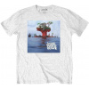 Gorillaz Tričko Plastic Beach Unisex White 2XL