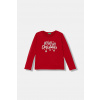 Detská bavlnená košeľa s dlhým rukávom United Colors of Benetton 3ATNC10RB.G.Seasonal červená 122