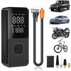 ELEKTRICKÁ BICYKLOVÁ PUMPA NA BICYKLE, AUTO, BEZKÁBLOVÁ AIR PUMP 150 PSI + 4 TRYSKY