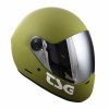 TSG helma - pass pro solid color (+ bonus visor) matt olive (168) veľkosť: M