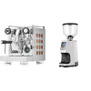 Rocket Espresso Appartamento, copper + Eureka Atom Specialty 65, white
