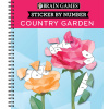 Brain Games - Sticker by Number: Country Garden (Publications International Ltd)
