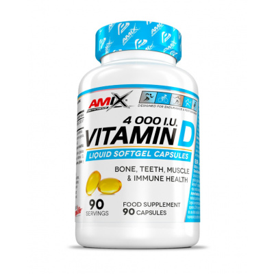 Amix VITAMIN D – 4000 I.U. 90 kapslí